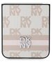 Original Case SAMSUNG GALAXY Z FLIP 6 DKNY Chequered Pattern Printed Stripes (DKHCZF6PCPTSSP) pink 3666339322908