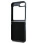 Original Case SAMSUNG GALAXY Z FLIP 6 DKNY Leather Metal Stack Logo (DKHCZF6PSMCSLK) black 3666339322960