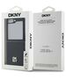 Original Case SAMSUNG GALAXY Z FLIP 6 DKNY Leather Metal Stack Logo (DKHCZF6PSMCSLK) black 3666339322960