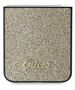 Original Case SAMSUNG GALAXY Z FLIP 6 Guess Hardcase Glitter Script (GUHCZF6HGGSHD) gold 3666339322694