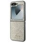 Original Case SAMSUNG GALAXY Z FLIP 6 Guess Hardcase Glitter Script (GUHCZF6HGGSHD) gold 3666339322694