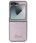 Original Case SAMSUNG GALAXY Z FLIP 6 Guess Hardcase Glitter Script (GUHCZF6HGGSHP) pink 3666339322717