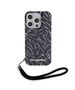 Original Case IPHONE 15 PRO MAX Karl Lagerfeld Hardcase IML Zebra Pattern & Cord (KLHCP15XHZBPKCCU) purple 3666339287436