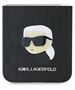 Original Case SAMSUNG GALAXY Z FLIP 6 Karl Lagerfeld Hardcase Saffiano Monogram Karl Head Pin (KLHCZF6PGKSKIHK) black 3666339322441