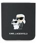 Original Case SAMSUNG GALAXY Z FLIP 6 Karl Lagerfeld Hardcase Saffiano Metal Pin Karl & Choupette (KLHCZF6SAPKCNPK) black 3666339322502