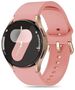 Strap for SAMSUNG GALAXY WATCH 4 / 5 / 5 PRO / 6 / 7 / FE Tech-Protect Silicone Dusty pink 5906302313471