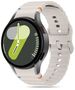 Strap for SAMSUNG GALAXY WATCH 4 / 5 / 5 PRO / 6 / 7 / FE Tech-Protect Silicone Sport Starlight creamy 5906302313426