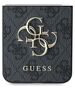 Guess case for Samsung Galaxy Z Flip6 GUE003737 black 4G Metal Logo 3666339313128