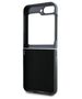 Guess case for Samsung Galaxy Z Flip6 GUE003737 black 4G Metal Logo 3666339313128