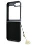 Guess case for Samsung Galaxy Z Flip6 GUE003748 black 4G Charm 3666339322090