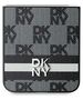 DKNY case for Samsung Galaxy Z Flip6 DK000222 black Chequered Pattern Printed Stripes 3666339322892