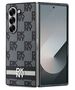 DKNY case for Samsung Galaxy Z Fold6 DK000228 black Chequered Pattern Printed Stripes 3666339329945