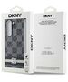 DKNY case for Samsung Galaxy Z Fold6 DK000228 black Chequered Pattern Printed Stripes 3666339329945