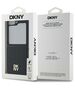 DKNY case for Samsung Galaxy Z Flip6 DK000225 black Repeat Pattern Stack Logo 3666339322939