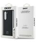 DKNY case for Samsung Galaxy Z Fold6 DK000227 black Magsafe Plain Leather Metal Stack Logo 3666339329938