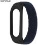 Λουράκι Braided Sonique για Xiaomi Mi Band 3/4/5/6 Μπλε Σκούρο 5201101867645