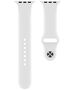 Λουράκι Σιλικόνης Soft Band Sonique για Apple Watch (38/40/41MM) Λευκό 5201101867904