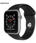 Λουράκι Σιλικόνης Soft Band Sonique για Apple Watch (38/40/41MM) Μαύρο 5201101867928