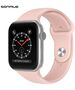 Λουράκι Σιλικόνης Soft Band Sonique για Apple Watch (38/40/41MM) Ροζ Χρυσό 5201101867980