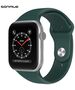 Λουράκι Σιλικόνης Soft Band Sonique για Apple Watch (38/40/41MM) Πράσινο Σκούρο 5201101868024