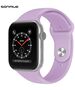 Λουράκι Σιλικόνης Soft Band Sonique για Apple Watch (42/44/45/49MM) Βιολετί 5201101868109