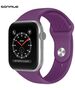 Λουράκι Σιλικόνης Soft Band Sonique για Apple Watch (42/44/45/49MM) Μωβ 5201101868666