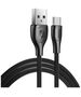 Cable 2.1A 1m USB - USB type C Remax Lesu RC-160a black 6972174158365