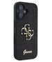 Original Case IPHONE 16 Guess Hardcase Fixed Glitter Big 4G (GUHCP16SHG4SGK) black 3666339328443