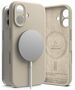 Case for IPHONE 16 Ringke Silicone Magnetic MagSafe Stone creamy 8800274960596