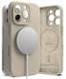 Case for IPHONE 16 PRO Ringke Silicone Magnetic MagSafe Stone creamy 8809961789984