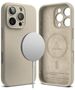 Case for IPHONE 16 PRO MAX Ringke Silicone Magnetic MagSafe Stone creamy 8809961789663