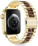 Strap for APPLE WATCH 3 / 4 / 5 / 6 / 7 / 8 / 9 / SE (38 / 40 / 41 MM) Tech-Protect Modern Leopard gold 5906302310616