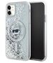 Original Case IPHONE 11 / XR Karl Lagerfeld Hardcase Liquid Glitter Choupette Head MagSafe (KLHMN61LGCHSGH) transparent 3666339285623