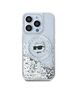 Original Case IPHONE 13 / 13 PRO Karl Lagerfeld Hardcase Liquid Glitter Choupette Head MagSafe (KLHMP13LLGCHSGH) transparent 3666339285661