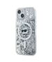 Original Case IPHONE 13 Karl Lagerfeld Hardcase Liquid Glitter Choupette Head MagSafe (KLHMP13MLGCHSGH) transparent 3666339285654