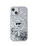 Original Case IPHONE 13 Karl Lagerfeld Hardcase Liquid Glitter Choupette Head MagSafe (KLHMP13MLGCHSGH) transparent 3666339285654