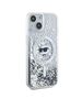 Original Case IPHONE 13 Karl Lagerfeld Hardcase Liquid Glitter Choupette Head MagSafe (KLHMP13MLGCHSGH) transparent 3666339285654