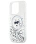 Original Case IPHONE 14 PRO Karl Lagerfeld Hardcase Liquid Glitter Choupette Head MagSafe (KLHMP14LLGCHSGH) transparent 3666339285708