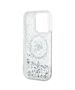 Original Case IPHONE 15 PRO MAX Karl Lagerfeld Hardcase Liquid Glitter Head MagSafe (KLHMP15XLGKISGH) transparent 3666339285616