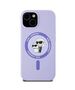 Original Case IPHONE 15 Karl Lagerfeld Hardcase Silicone KC Heads Ring MagSafe (KLHMP15SSCMKCRHU) purple 3666339254322