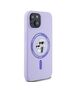 Original Case IPHONE 15 Karl Lagerfeld Hardcase Silicone KC Heads Ring MagSafe (KLHMP15SSCMKCRHU) purple 3666339254322