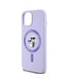 Original Case IPHONE 15 Karl Lagerfeld Hardcase Silicone KC Heads Ring MagSafe (KLHMP15SSCMKCRHU) purple 3666339254322