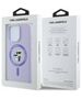 Original Case IPHONE 16 PRO Karl Lagerfeld Hardcase Silicone KC Heads Ring MagSafe (KLHMP16LSCMKCRHU) purple 3666339318741