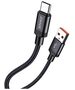 Cable 1m 5A (USB - USB-C) Smart Charging and Data Transfer Jokade Qianfan (JA034) black 6921042134635