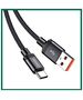 Cable 1m 5A (USB - USB-C) Smart Charging and Data Transfer Jokade Qianfan (JA034) black 6921042134635