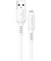 Cable 1m 3A (USB - iPhone Lightning) Charging and Data Transfer Jokade Zhizun (JA010) white 6921042123165