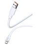 Cable 1m 6A (USB - USB-C) Charging and Data Transfer Jokade Lifan Fast Charge (JA018) white 6921042126401