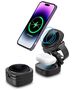 Maxlife MXWC-06 magnetic wireless charger 15W black 3in1 5907457780156