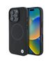 Original Case IPHONE 16 PRO BMW Hardcase Signature Leather Half Textured & Circle MagSafe (BMHMP16L23RTPK) black 3666339323424