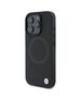 Original Case IPHONE 16 PRO BMW Hardcase Signature Leather Half Textured & Circle MagSafe (BMHMP16L23RTPK) black 3666339323424